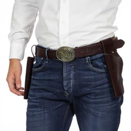 Lysbildefremvisning - Brunt Dobbelt Hylster med Patroner