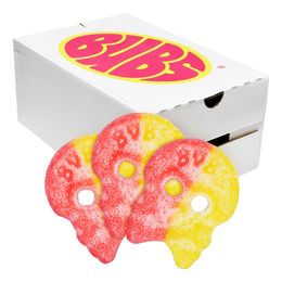 Bubs Lemon Raspberry Skalle Storpack