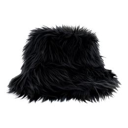 Bucket-hatt Fluffy Svart