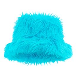 Bucket-hatt Fluffy Turkis
