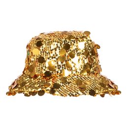Bucket Hat Pallietter Guld