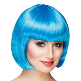 Cabaret Isblå Peruk