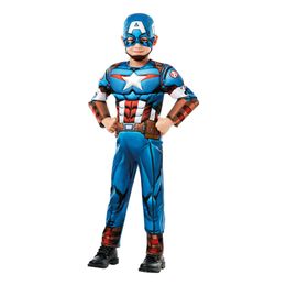 Lysbildefremvisning - Captain America Børnekostume Deluxe