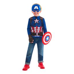Bildspel - Captain America Maskeradkit för Barn Presentbox