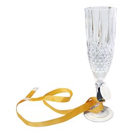 Champagneglass Student med Bånd