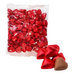 Chokoladehjerter i Rød Folie Økonomipakke