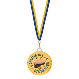 Chokladmedalj Grattis Till Studenten