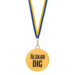Bildspel - Chokladmedalj med Text