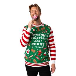 Bildspel - Christmas Calories Dont Count LED Jultröja