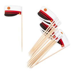 Cocktailflag Dansk Studenterhue Rød