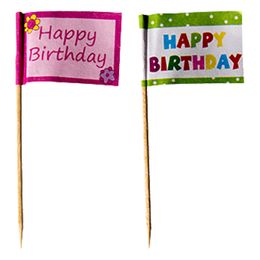 Partypicks Flaggor Happy Birthday