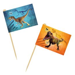 Cocktailflaggor T-Rex