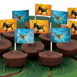 Bildspel - Cocktailflaggor T-Rex