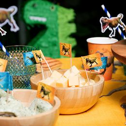 Bildspel - Cocktailflaggor T-Rex