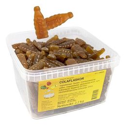 Colaflaskor Lösvikt i Burk