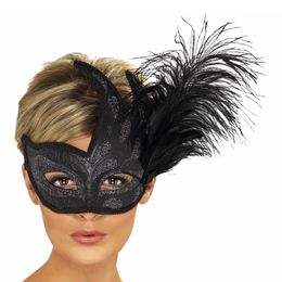 Colombina Svart Ögonmask