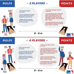 Lysbildefremvisning - Cornhole LED Hagespill