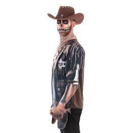 Bildspel - Cowboy Skelett Maskeraddräkt