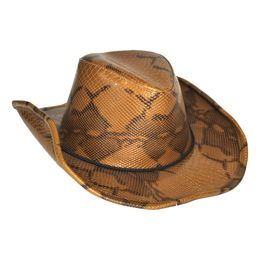 Cowboyhatt Krokodilmönstrad