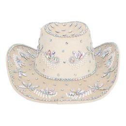 Bildspel - Cowboyhatt Crystal Beige