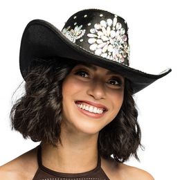 Bildspel - Cowboyhatt Crystal Svart