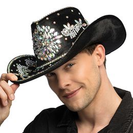 Bildspel - Cowboyhatt Crystal Svart