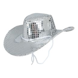 Cowboyhat Disco Sølv