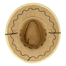 Bildspel - Cowboyhatt Guld med Sömmar