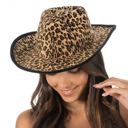 Bildspel - Cowboyhatt Leopard