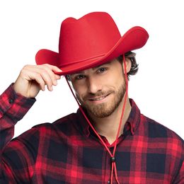 Lysbildefremvisning - Cowboyhatt Rodeo Rød