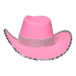 Lysbildefremvisning - Cowboyhatt Rosa