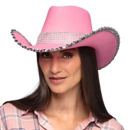 Lysbildefremvisning - Cowboyhatt Rosa