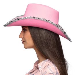 Lysbildefremvisning - Cowboyhatt Rosa