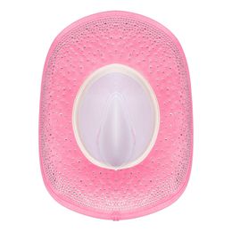Bildspel - Cowboyhatt Rosa med Stenar