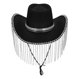 Lysbildefremvisning - Cowboyhat Showgirl Sort