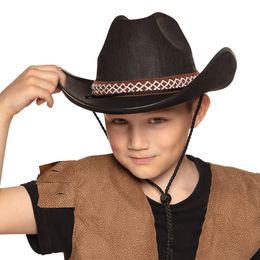 Cowboyhatt Svart för Barn