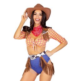 Bildspel - Cowgirl Deluxe Maskeraddräkt