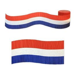 Creperulle Röd/Vit/Blå