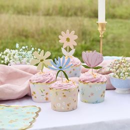 Bildspel - Cupcake Kit Floral Pastell