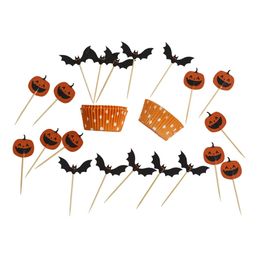 Lysbildefremvisning - Cupcake Sett Halloween