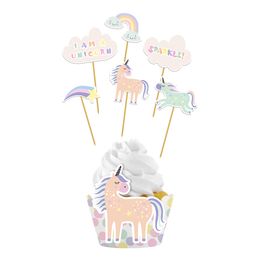 Cupcake Wrappers Kit Unicorns & Rainbows