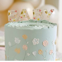 Diaesitys - Cupcake Set Baby Akryyliä Floral