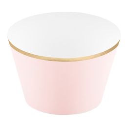 Cupcake Wrappers Rosa/Guld