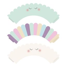Bildspel - Cupcake Wrappers Unicorn
