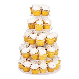 Bildspel - Cupcakeställ i Akrylplast Fem Våningar