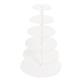 Cupcakeställ i Akrylplast Sex Våningar