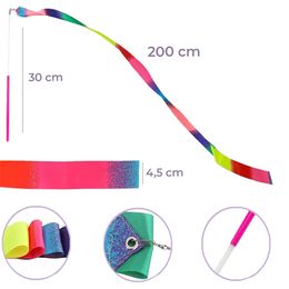 Diaesitys - Monivärinen Voimistelunauha