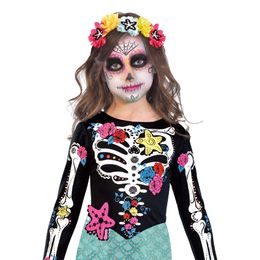 Bildspel - Day of the Dead Sjöjungfru Barn Maskeraddräkt