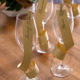 Bildspel - Dekorationsband Guld Glitter