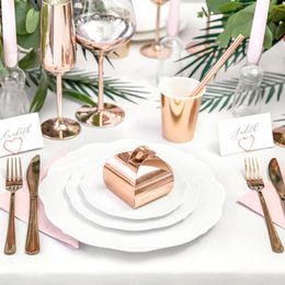 Bildspel - Dekorationsboxar Roséguld